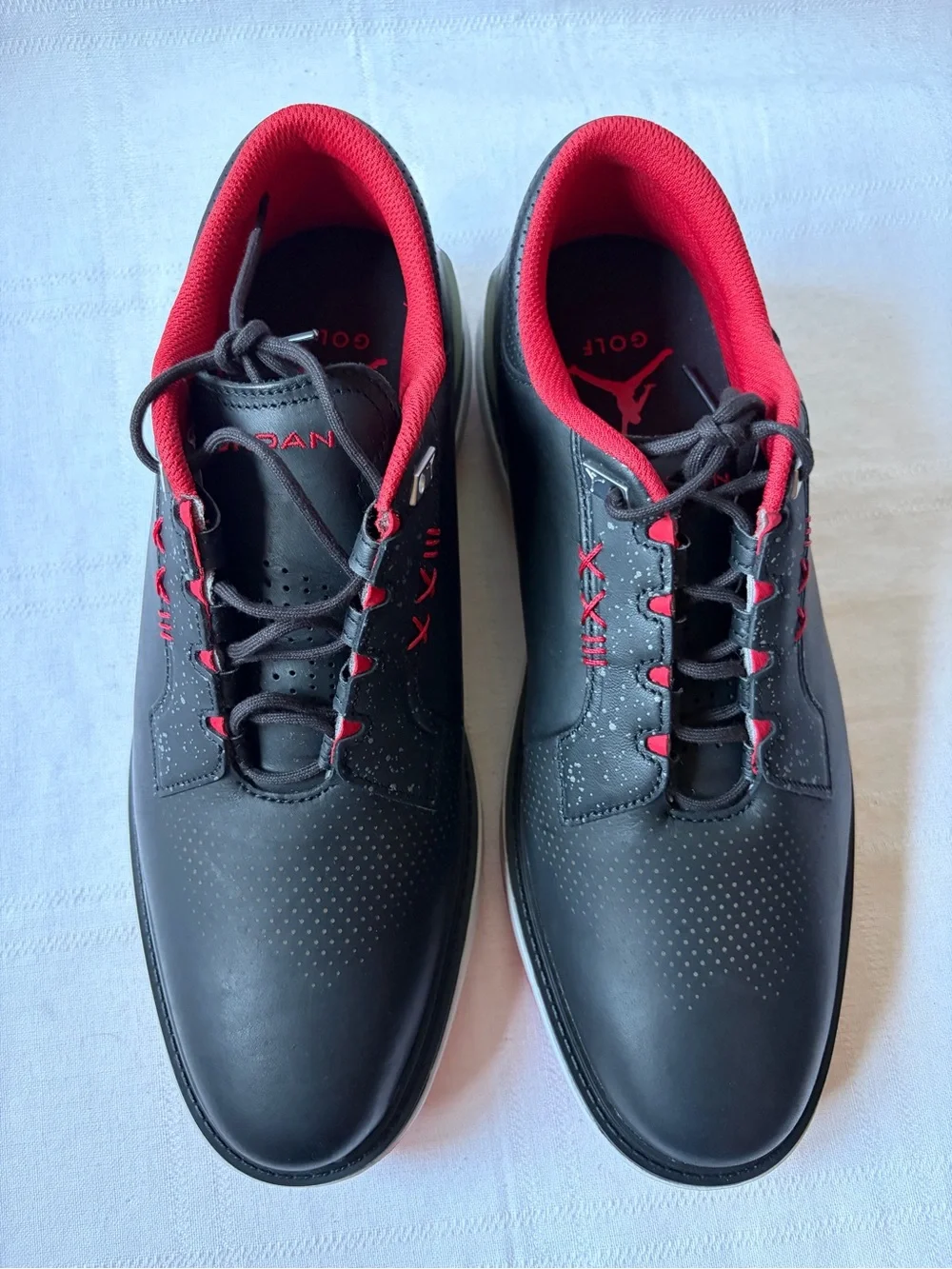 Nike Jordan ADG 5 Black Fire Red Metallic Golf Shoe Men’s Size 11 FQ6642-001